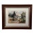 1986 Watercolor of House and Trees Signed but Artist Unknown For Sale