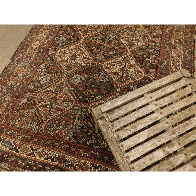 1900s Antique Persian Rug For Sale - Image 10 of 13