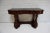 Biedermeier Mahogany Wall Console Table or Desk with Leather Inlay Top and Drawer For Sale - Image 10 of 14