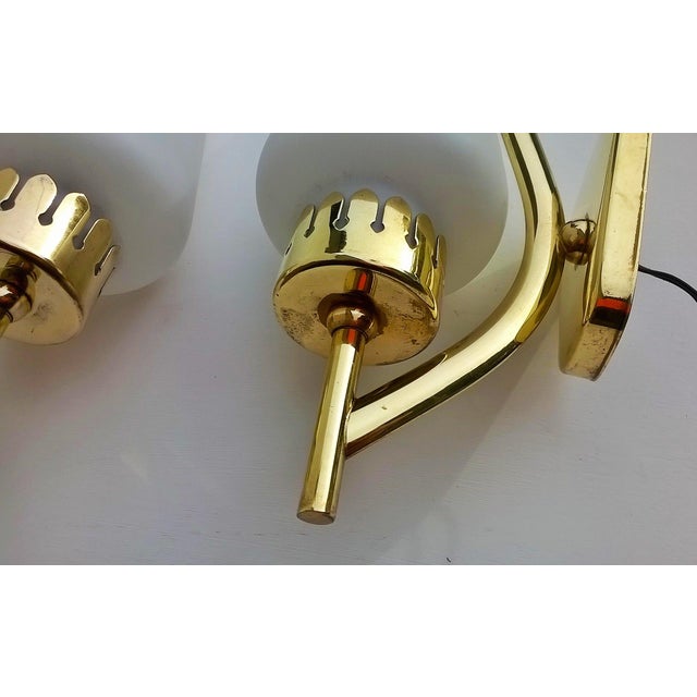 1940s Wall Lights by Angelo Lelli for Arredoluce, 1940s, Set of 2 For Sale - Image 5 of 7