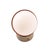 Modern ORB Rechargeable Cordless LED Table Lamp, 3-Levels Brightness Touch Sensor Control, Travertine / Chocolate Bronze For Sale - Image 3 of 14