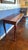 Mid 20th Century Vintage Queen Anne Cherry Veneer Console Table, 48", Cabriole Legs, Mahogany Finish For Sale - Image 5 of 10