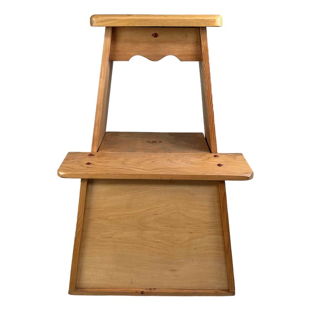 Wooden Fumidai Stepping Stool, Japan, 1970s For Sale