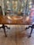 Late 20th Century Henkel Harris Georgian-Style Solid Cherry Wood Double Pedestal Extension Dining Table. For Sale - Image 9 of 12