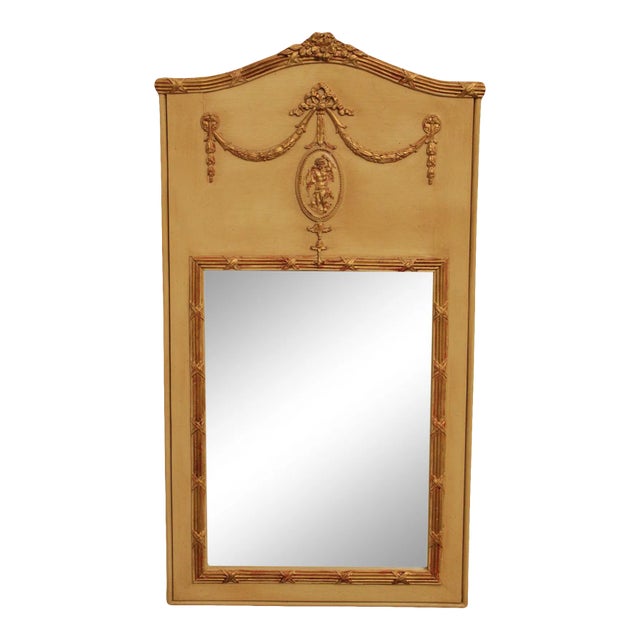 Italian Renaissance Style Painted Wall Mirror For Sale