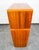 1960s Mid Century Danish Modern Bookshelf Cabinet Teak Shelves Doors MCM Shelf 2 Pc For Sale - Image 5 of 12