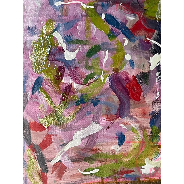 Abstract Abstract Modern on Stretched Canvas For Sale - Image 3 of 3