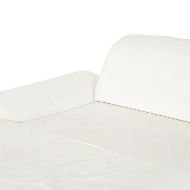 White Leather Corner Sofa from Willi Schillig For Sale - Image 9 of 16