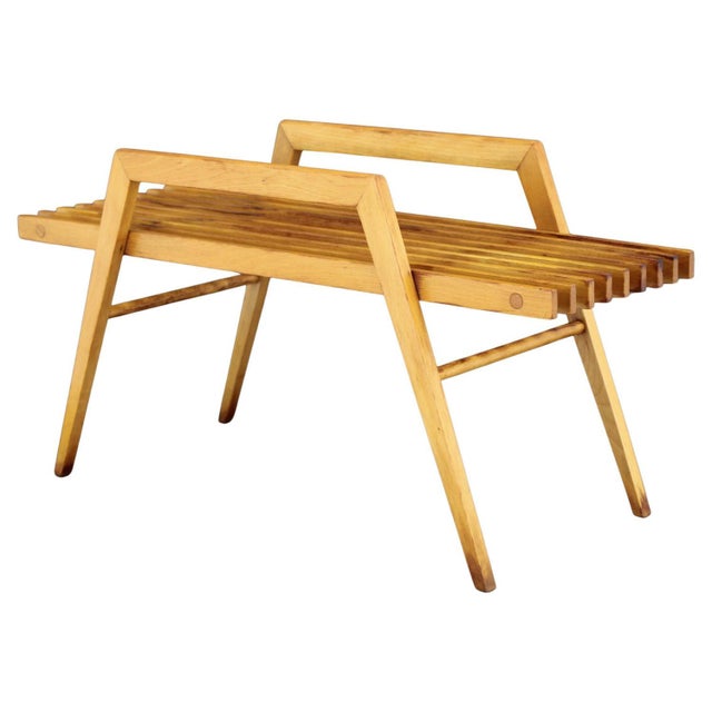 Beech Flower Pot Stand, Czechoslovakia, 1970s For Sale - Image 12 of 12