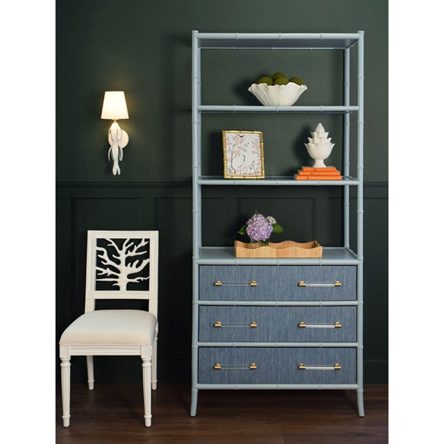 New special order item. Not vintage. The Flynn Etagere brings charm and sophistication to any room. The three drawer...