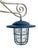 Caged Outdoor Wall Lantern Light with Scroll Bracket, 1960s For Sale - Image 10 of 12