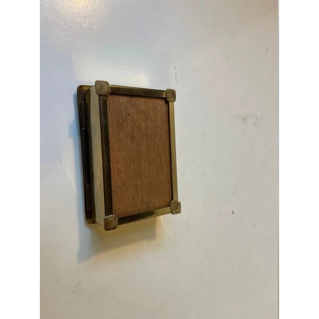 Art Deco Scandinavian Box in Brass, 1930s For Sale - Image 6 of 8