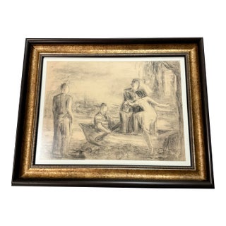 After James McNeill 19th Century Original Framed Etching For Sale