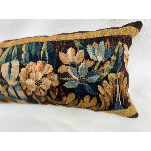 Pillow Upholstered in an Exquisite 18th-Century Tapestry For Sale In Los Angeles - Image 6 of 7