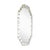 This Mid-Century Modernist white giltwood ribbon mirror, crafted in Italy circa 1950, is an exceptional example of...