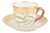 Flora Danica Demitasse Cup with Saucer in Porcelain from Royal Copenhagen, 1960s, Set of 2 For Sale