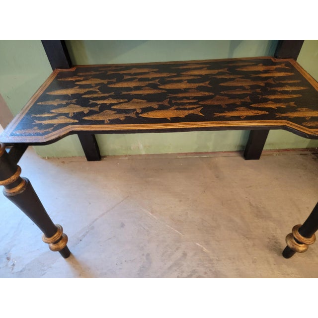 Decoupage Fish Antique Washstand From England. For Sale In Dallas - Image 6 of 12