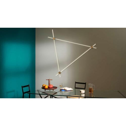 Metal Eitie Triangle Wall Lamp by Tobia Scarpa for Cassina For Sale - Image 7 of 8
