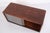 Brown Wall-Mounted Rosewood Cabinet with Glass Doors, 1960s For Sale - Image 8 of 9