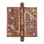 Antique 4 X 4 In. Aesthetic Cast Iron Butt Door Hinge For Sale