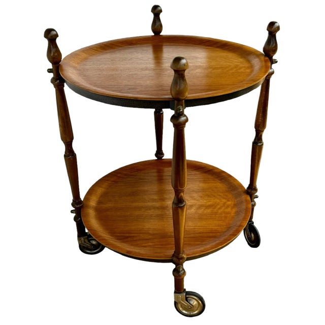 Danish Round Trolley, 1960s For Sale