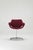 1970s Sculptural Scimitar Dining Table and Chairs in Burgundy Bouclé by Boris Tabacoff for Mobilier Modulaire Moderne, 1970s, Set of 6 For Sale - Image 5 of 18