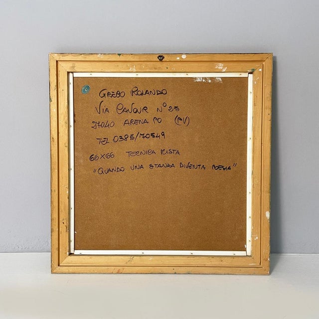 Ronaldo Greco, Italian Modern Still Life, Mixed Media Painting, 1950s-1990s, Framed For Sale - Image 12 of 15