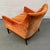 Mid-Century Modern Lounge Chair With Orange Velvet Upholstery For Sale - Image 13 of 17