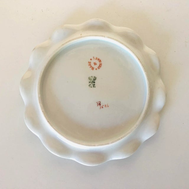 Victorian 1910s Victorian German Porcelain Hot Plate/ Tea Pot Trivet For Sale - Image 3 of 5