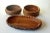 1970s Vintage Round Teak Bowls and Fruit Teak Bowl - Set of 3 For Sale - Image 6 of 8