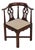 Hickory Chair Mahogany Chippendale Style Corner Chair For Sale