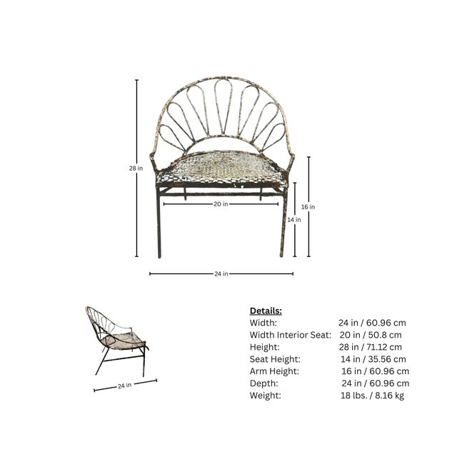 Mid-Century Modern Outdoor Seating Set For Sale - Image 13 of 14