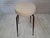 Mid-Century Style Bar or Kitchen Stools in Cream Leatherette, 1980s, Set of 2 For Sale - Image 13 of 14