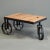Jim Guerin Custom Factory Cart Style Coffee Table For Sale - Image 4 of 8
