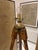 Antique Surveyor’s Tripod Floor Lamp in Oak With Brass Hardware, 61” H For Sale - Image 6 of 11