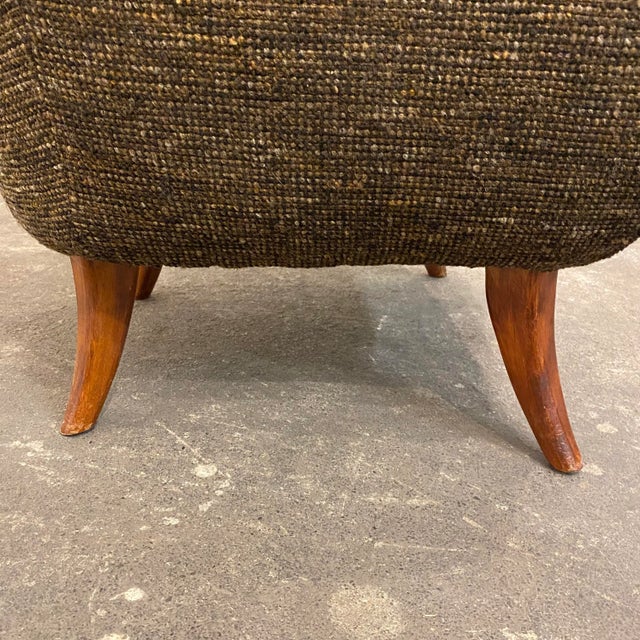 Brown Custom Club Chair by Arden Riddle For Sale - Image 8 of 11