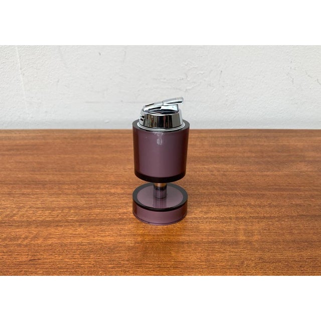 じゅん）東欧1960年代Klinger for ZBS アレキサンドライト Mid-Century Space Age Table Lighter from Hadson from Angus