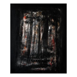 Massimo d'Orta, Large Abstract Composition, Mixed Media on Canvas, 2007 For Sale