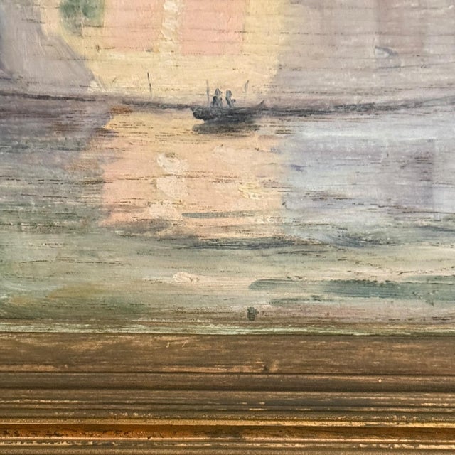 Mid 20th Century Oil on Board Painting of Notre-Dame Cathedral, Paris c.1946 For Sale - Image 12 of 15