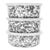 Crow Canyon Home Splatterware, Storage Bowl Set in Grey & White - 3 Pieces For Sale