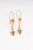 Pair of 22k Gold Garnet Earrings, A Pair For Sale - Image 11 of 12
