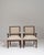 Chestnut Pair of 19th Century French Chestnut Brown Louis XVI Oak Upholstered Armchairs For Sale - Image 8 of 15