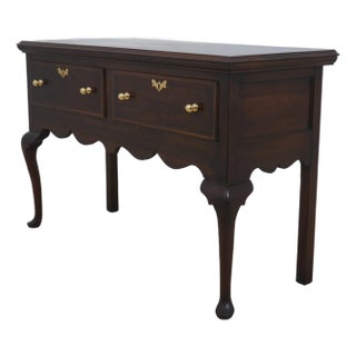 1970s Henkel Harris Virginia Galleries Jamestown Mahogany Server For Sale