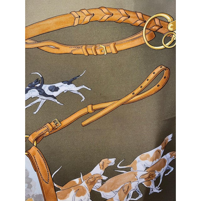 Contemporary Hermès Le Bien Aller 1982 Foulard En Soie For Sale - Image 3 of 7