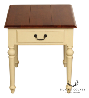 Ethan Allen 'Country Crossings' One-Drawer Side Table