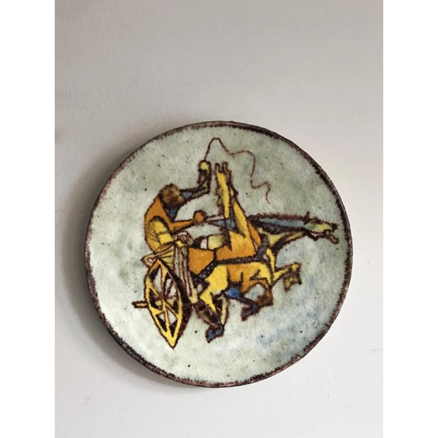 1950s Italian Decorative Dish in Ceramic by Carlo Zauli, 1950 For Sale - Image 5 of 5