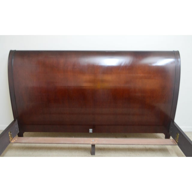 Modern Barbara Barry for Baker King Sleigh Bed For Sale - Image 3 of 13