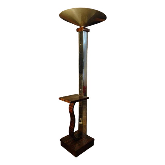 Large Art Deco Floor Lamp, 1930 For Sale