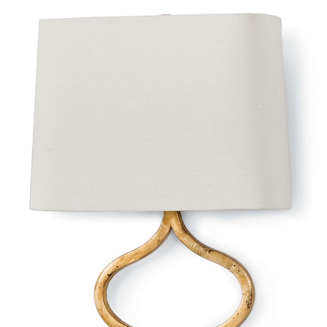 Transitional Regina Andrew Sinuous Sconce in Gold Leaf For Sale - Image 3 of 6
