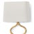 Transitional Regina Andrew Sinuous Sconce in Gold Leaf For Sale - Image 3 of 6